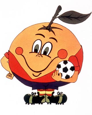 Naranjito, mascota del Mundial España82